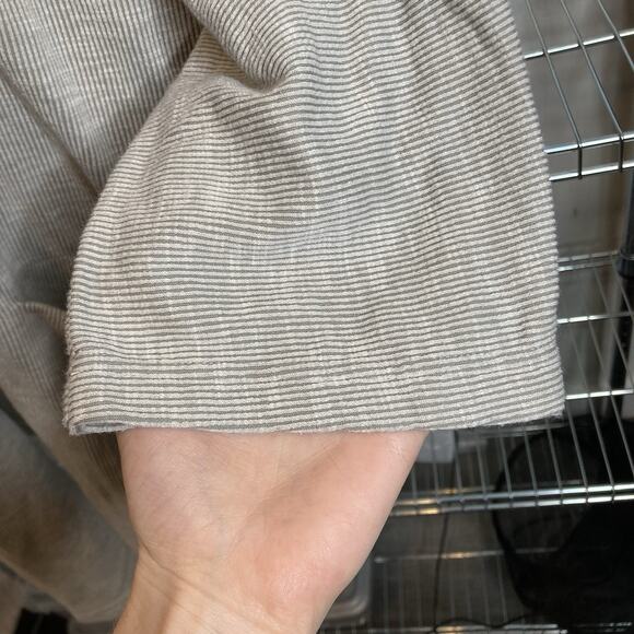 Anthropologie Donni Women's Cream Open Front Duster Cardigan One Size Lagenlook - Picture 9 of 11